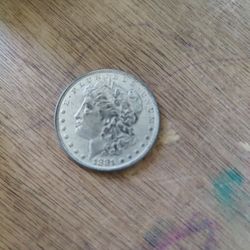 1881 Morgan Silver Dollar