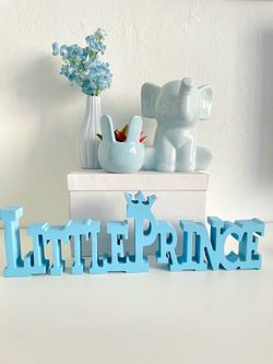 Little Prince/ Baby boy Nursery Decor Set