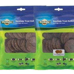 
PetSafe Treat Rings for Busy Buddy Dog Toys - Easy to Digest - Interactive Toy Refills for Aggressive Chewers - Stimulating Puppy Supplies - Eases St