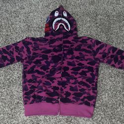 Purple Bape Hoodie