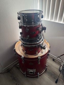 Pacific Drums Red Drum Shell Pack