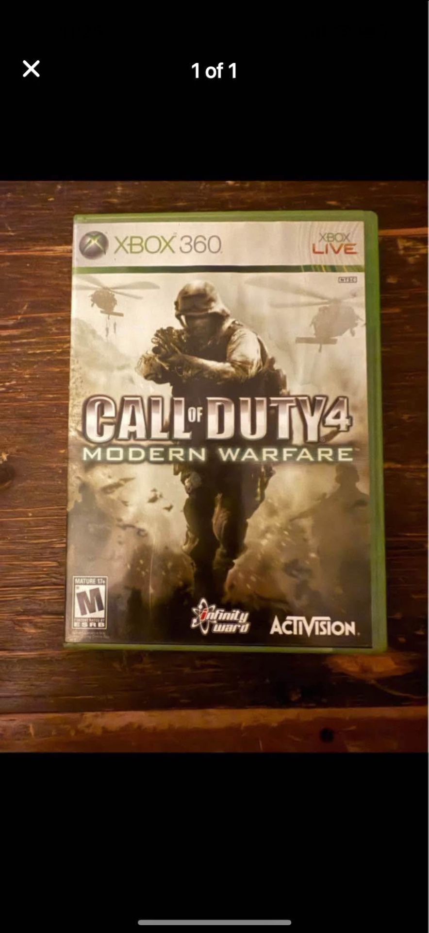 Xbox 360 Call of Duty 4 Modern Warfare