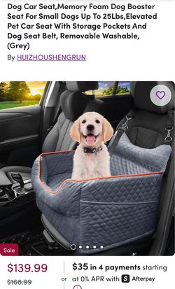 Small dog car seat