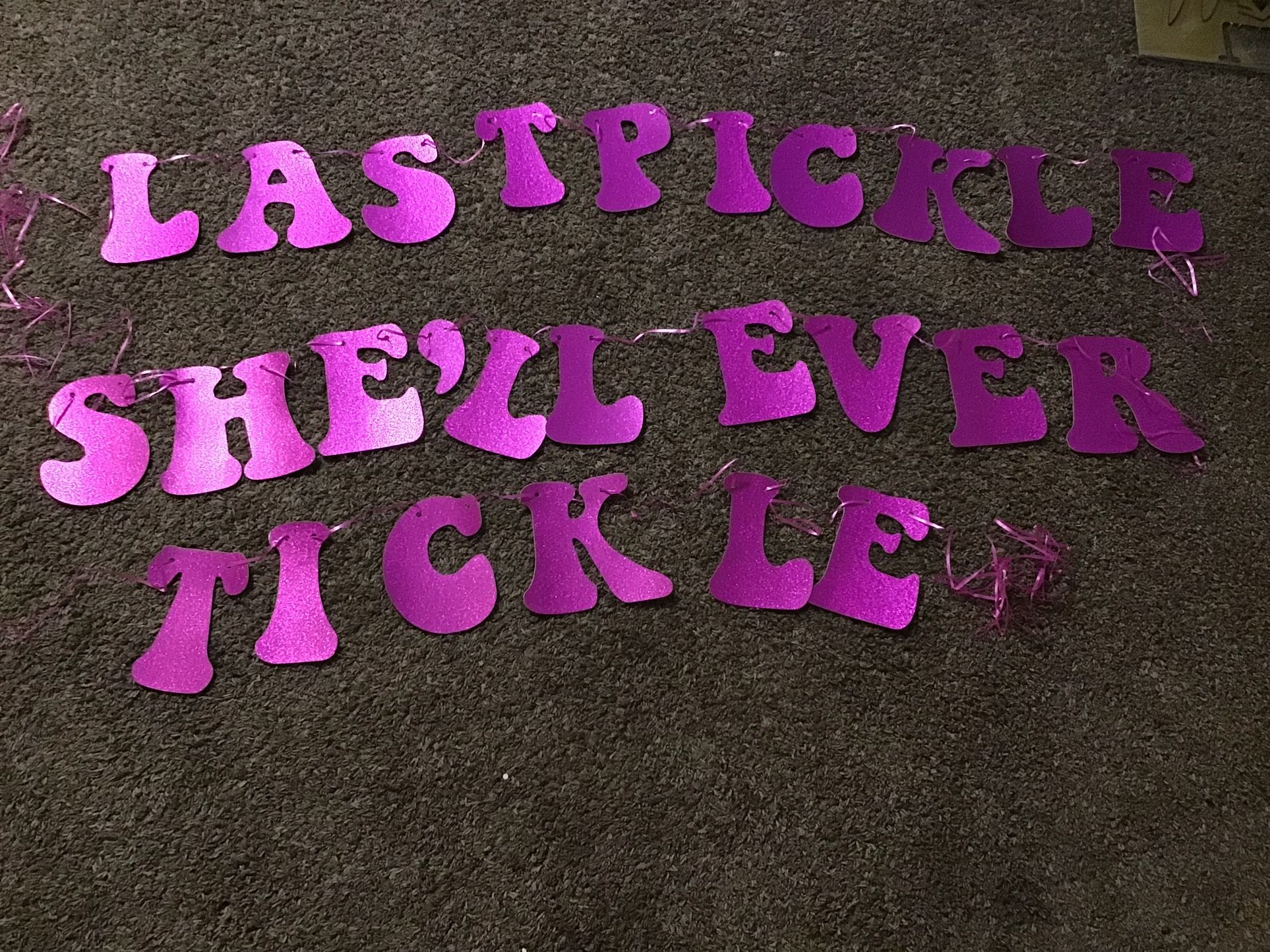 Pink Bachelorette Decorations Banner