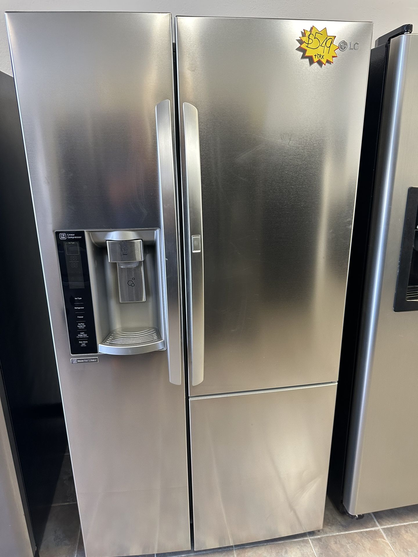 Side By Side LG Refrigerator 