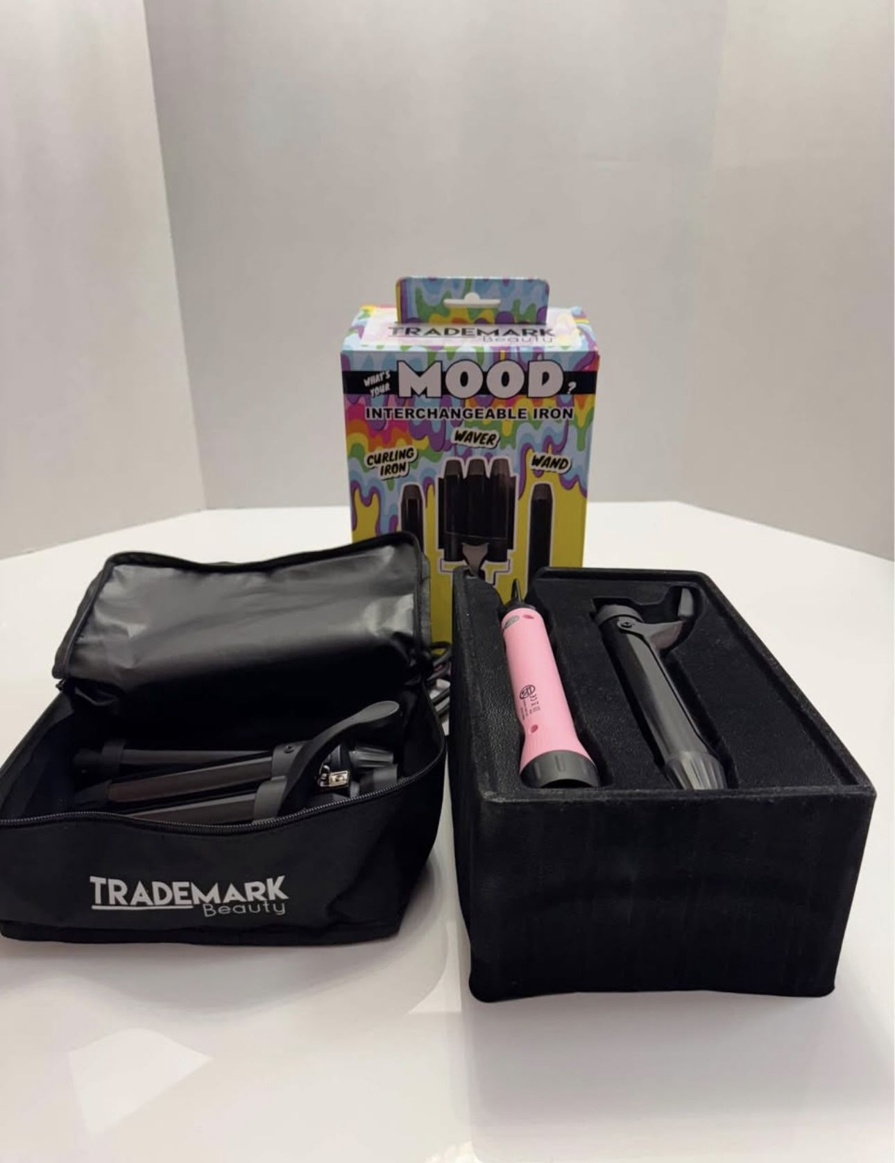 Brand New Trademark Mood Interchangeable Hair Tool – 3-in-1 Styling Magic