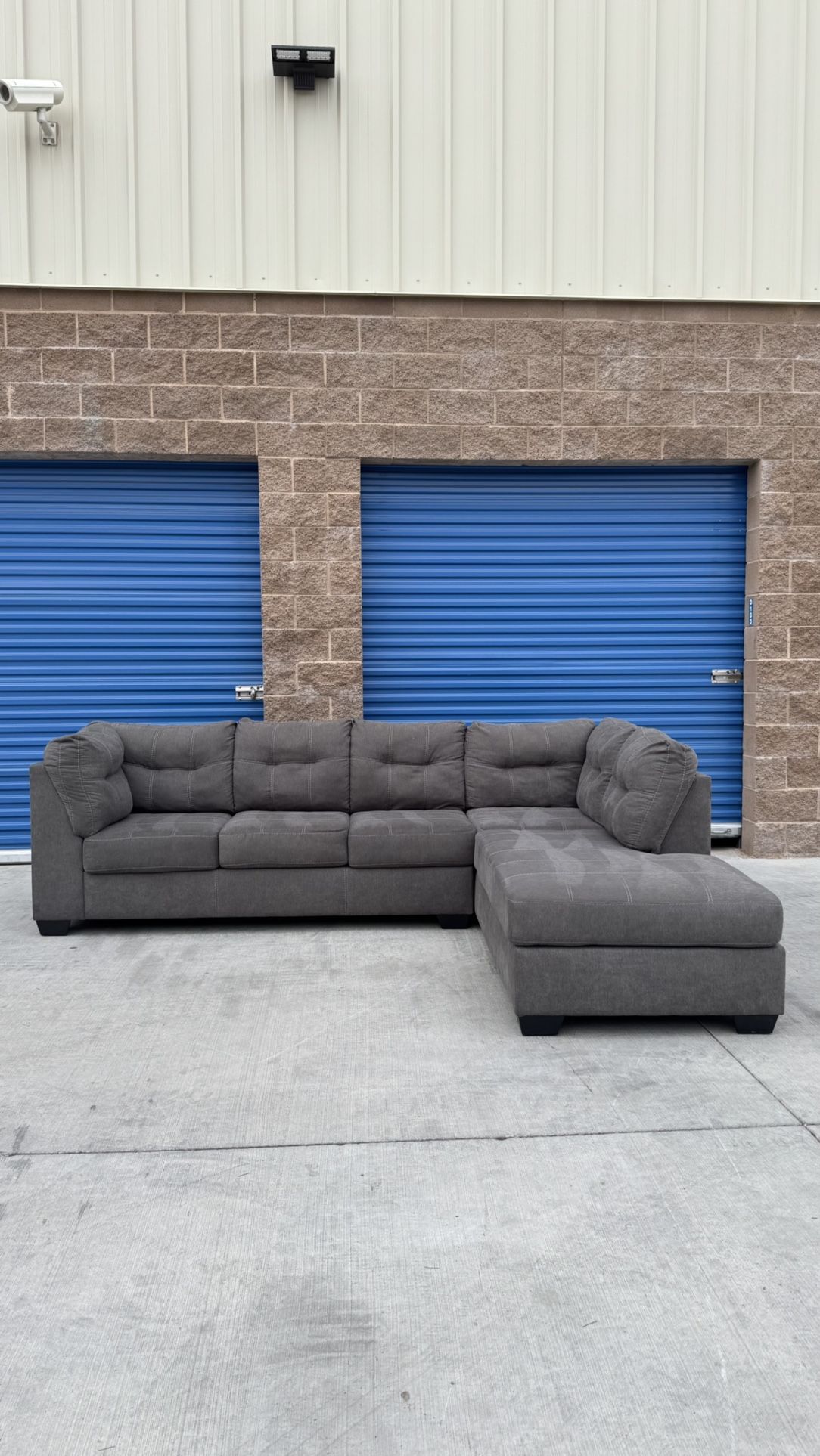 Ashley’s Charcoal Grey Sectional Couch