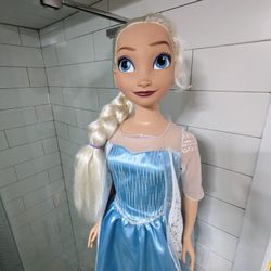 EUC life size Elsa doll