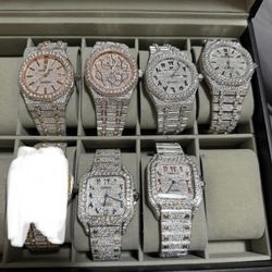 Moissanite Buss Down Watches 