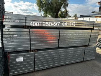 4” Steel Track with 2.5” leg 12 gauge @ 10 ft