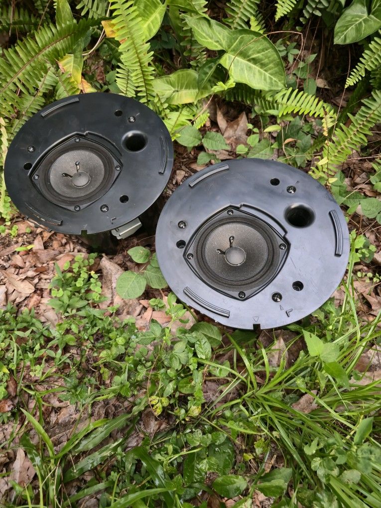 Speakers Subs Audio Enhancement Speaker System Model CSWC 8 Ohms K-WSA02 Pair Of Speakers Subwoofer Black
