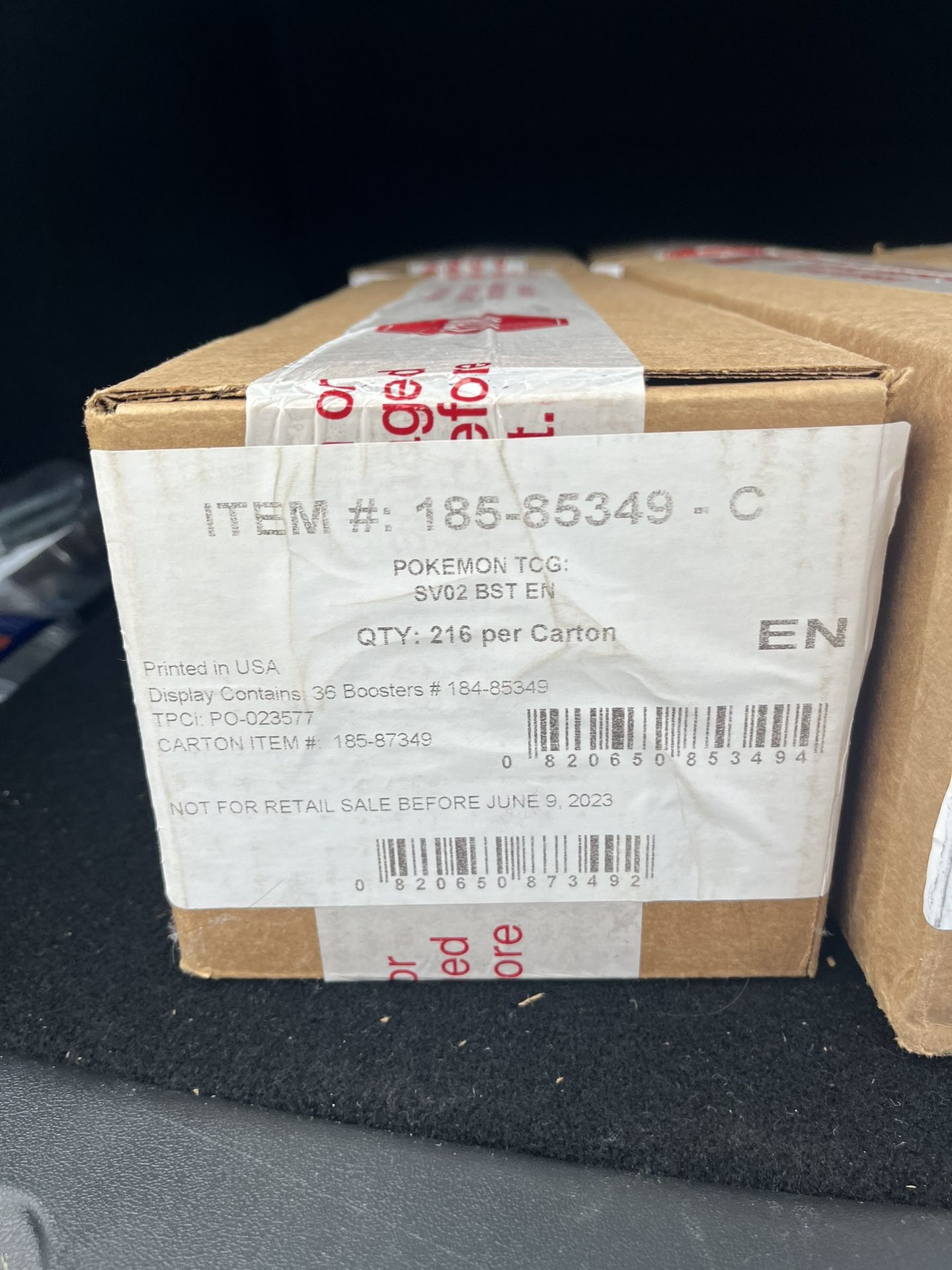 Pokemon Paldea Evolved Booster Box Sealed Case