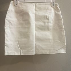 White Mini Skirt (from Korea)