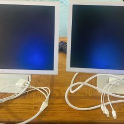 Apple A1081 Cinema Display Aluminum DVI USB 20 Inch LCD Monitor