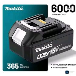 ON SALE. MAKITA 18V, 6.0AH HIGH POWER RETENTION BATTERY.