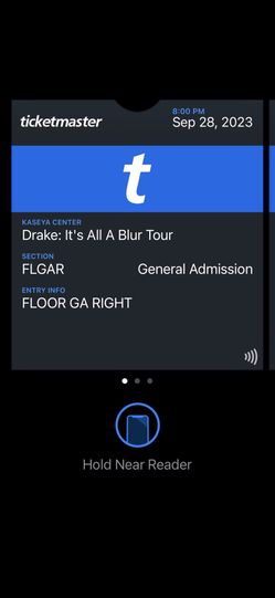 drake floor tickets (thursday and friday) ‘pay inside’