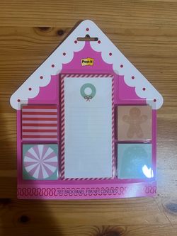 Post-it Jingle Sticky Notes, Christmas Gift Set, Assorted Sizes, 5 Holiday Themed Cute Sticky Note Pads Brand New $15 Meet Up In Irving @dfwgoods