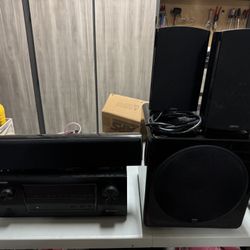 DENON Receiver With Definitive speakers