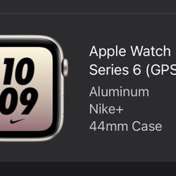 Apple Watch Nike Series 6 Silver 44mm (GPS)