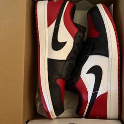 Jordan 1 Low Bred Toe