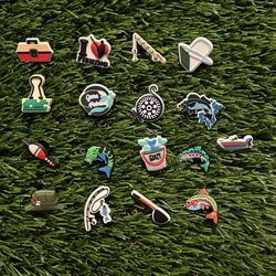 Fishing Croc Charms