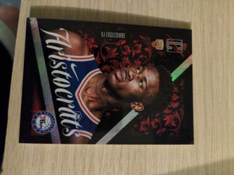 Pristine Topps VJ Edgecombe Aristocrats rookie card.