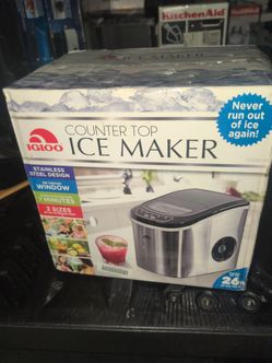 countertop ice maker made by igloo
