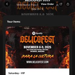 Bélico Fest Ticket Saturday 