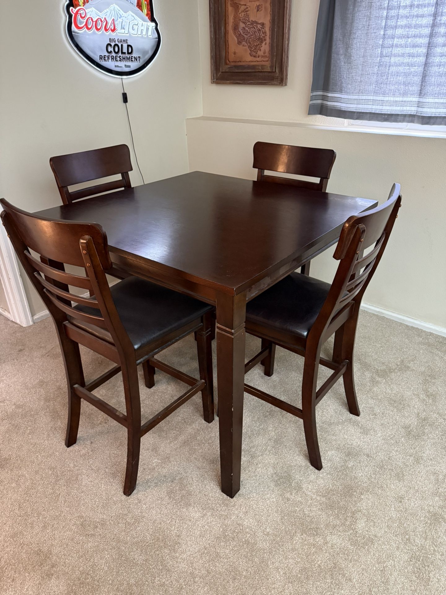 Pub Dining Table - 5 Piece