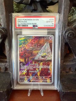 2023 Pokemon Drowzee Illustration Rare #210 PSA 10