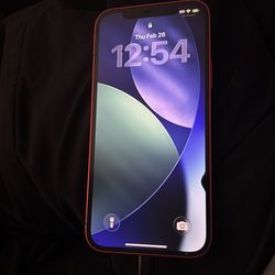 Red iPhone 12 unlocked used