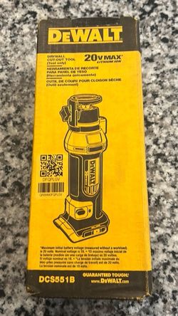 DeWalt 20V Max Drywall Cut-Out Tool DCS551B