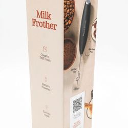 Peach Street ( Mango Collection) handheld milk frother with a stand.  (NEW In Box)
