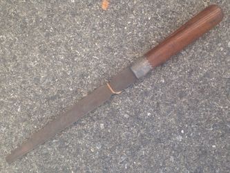 Antique handmade file