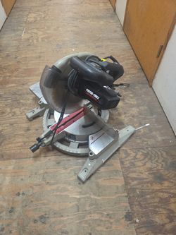 Compound laser miter saw