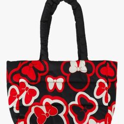 Bioworld Disney Minnie Mouse Oversized Puffer Tote Bag