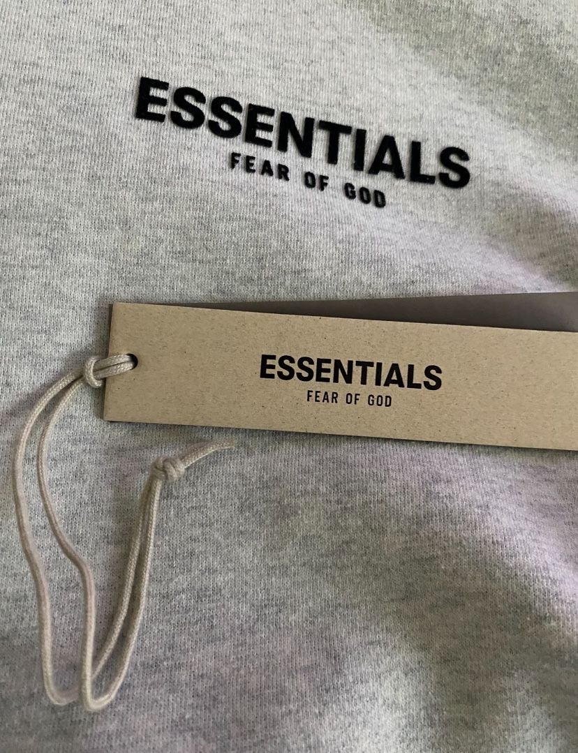 Grey Essentials Hoodie