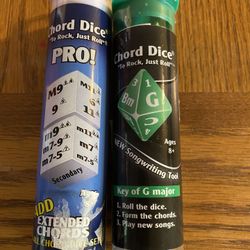 Chord Dice Lot Of 2 