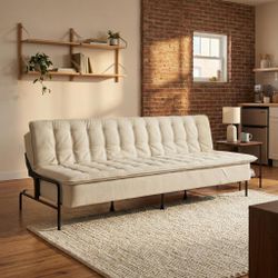 JAKO 77" 3-Seater Sofa Bed Spring Support Twin-Width Sleep Easy Assembly