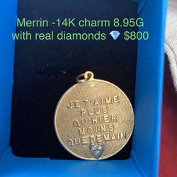 Beautiful French Charm 14 K
