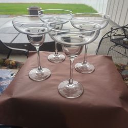 Set Of 4 Margarita Glasses