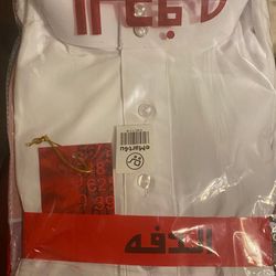 New Thob AlDafa Brand Men's White Abaya Long Sleeve Excellent Quality Size 56