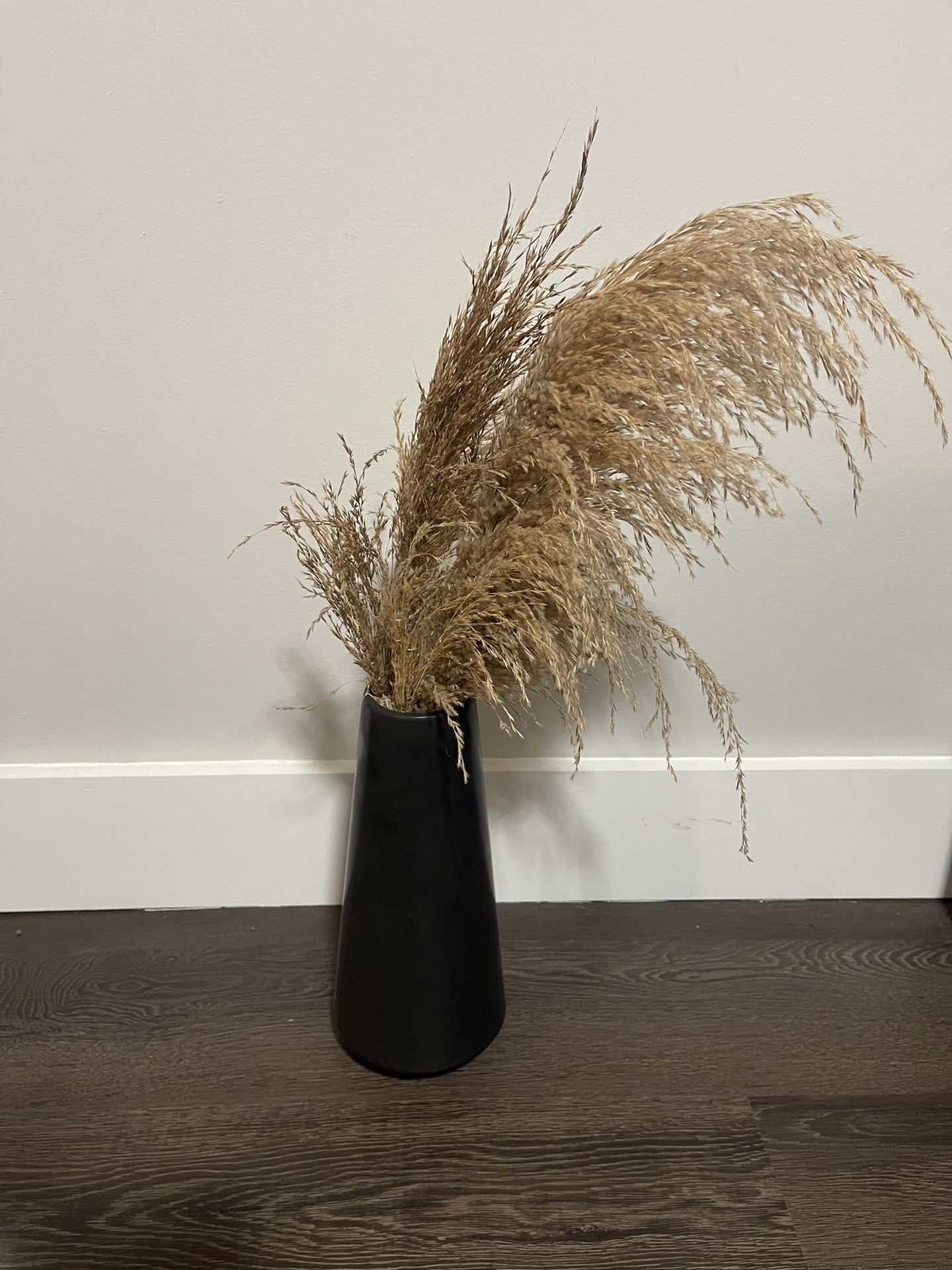 Hobby Lobby, Faux Wheat Plant in Black Pot