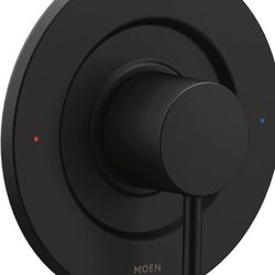 Moen T2191 Black Align Pressure Balancing Modern Tub and Shower Trim Kit