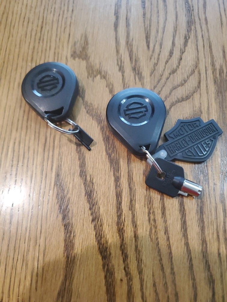 Two Harley Davidson Key Fobs