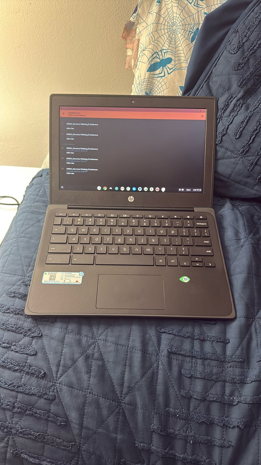 HD Chromebook with charger included
