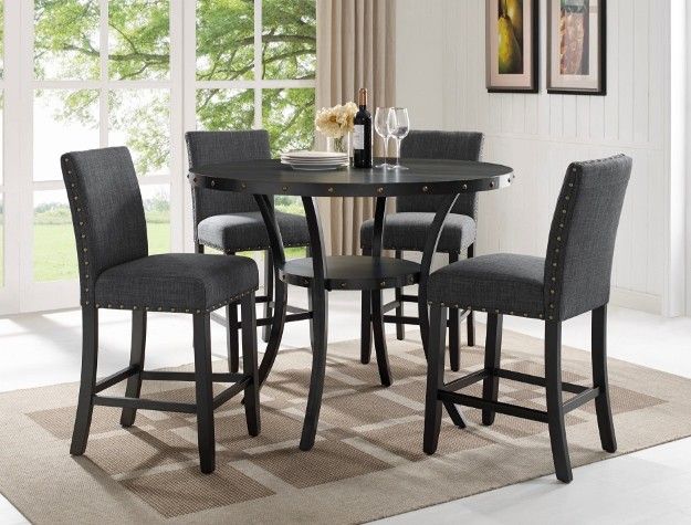 Brand new 48" grey dark grey dining set,All Products : American Fashion Style Bags On Sale