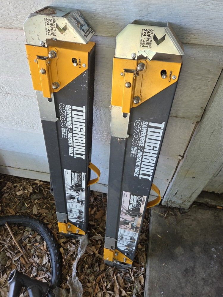 Toughbuilt C700 Sawhorse and Jobsite Table. Retail $69.99. (SERIOUS INQUIRES ONLY)