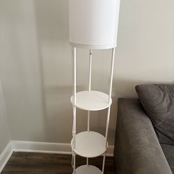 White Lamp Shelf