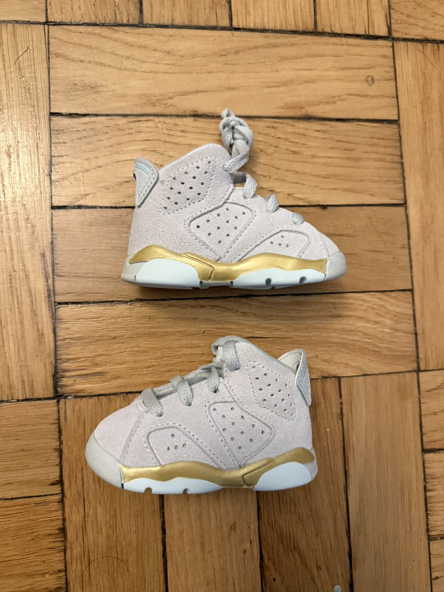 HF0414 074 Kid's Air Jordan 6 Retro Craft Paris Toddler Pearl Size 3C Olympics